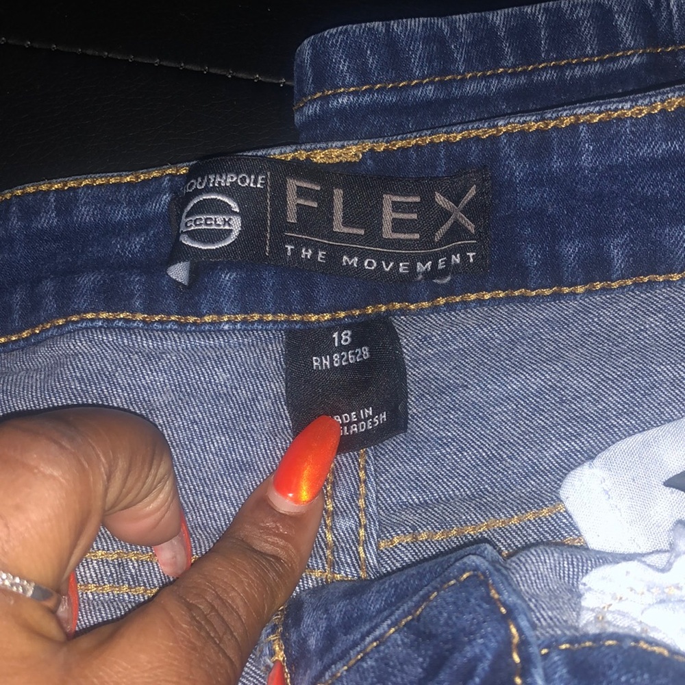 Boys South Pole distressed skinny jeans size 18